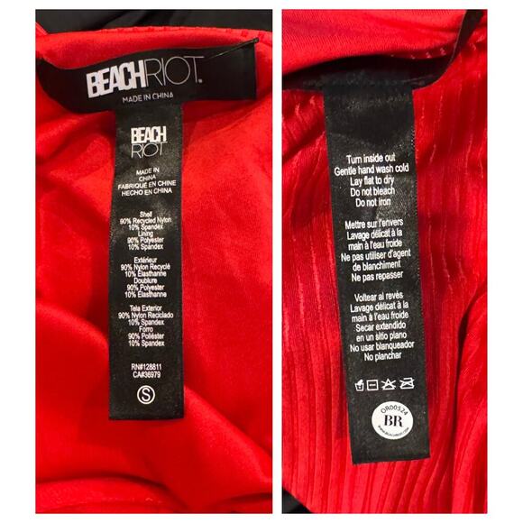 Beach Riot Scarlet One Piece Size Small - Picture 12 of 13